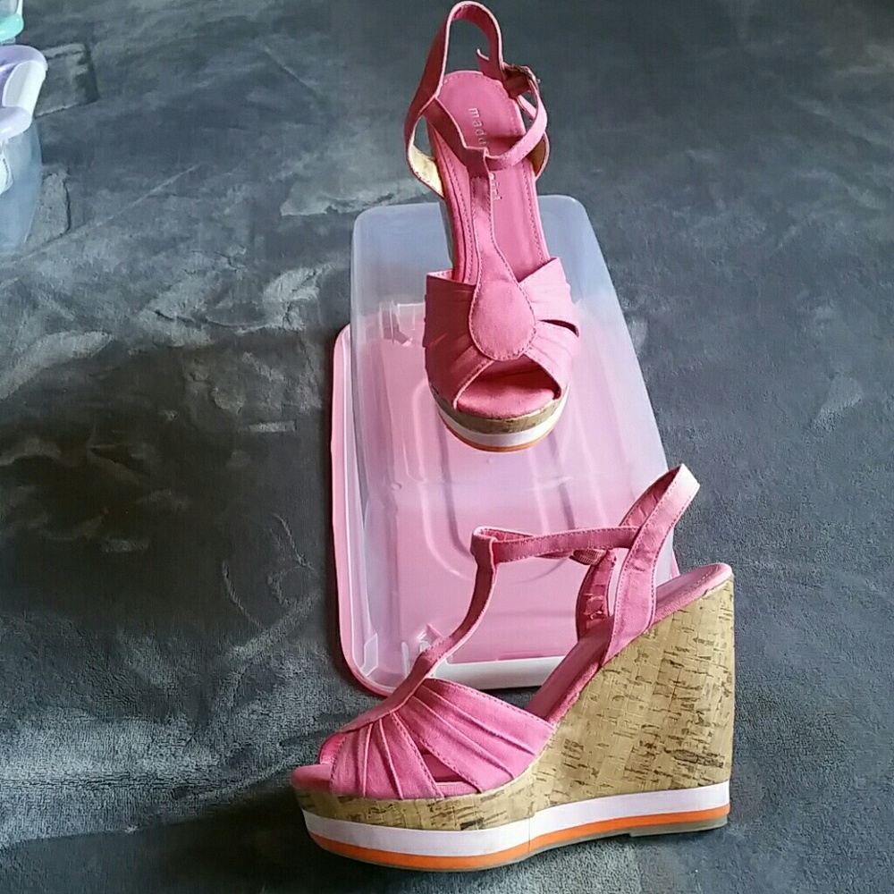 Pink open toe